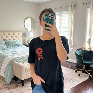 Oversized graphic t shirt